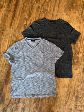 Marc Anthony Men's Short Sleeve V-Neck Tees -Set of 2